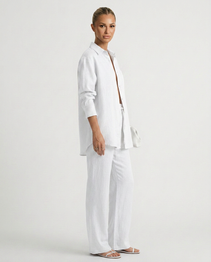 Sophie Laurent | Women's Relaxed Linen Lounge Set