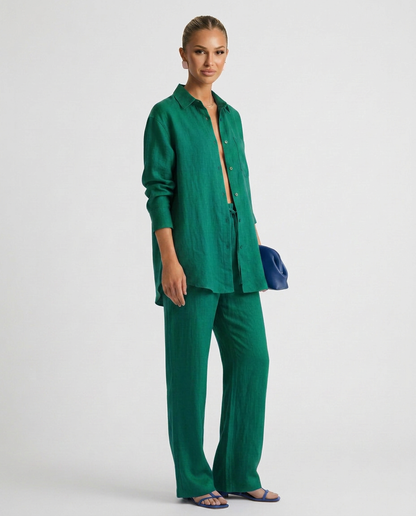 Sophie Laurent | Women's Relaxed Linen Lounge Set