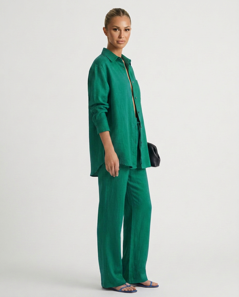 Sophie Laurent | Women's Relaxed Linen Lounge Set