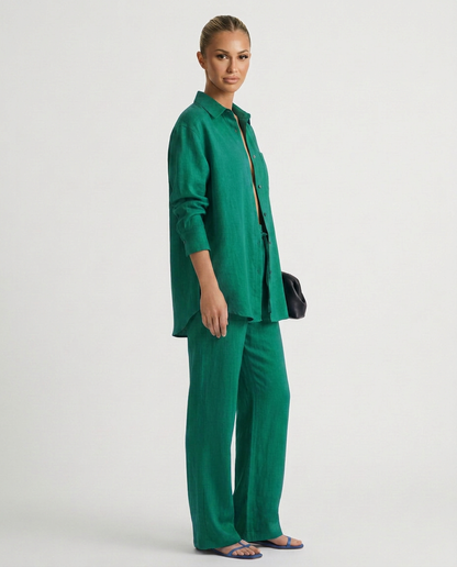 Sophie Laurent | Women's Relaxed Linen Lounge Set