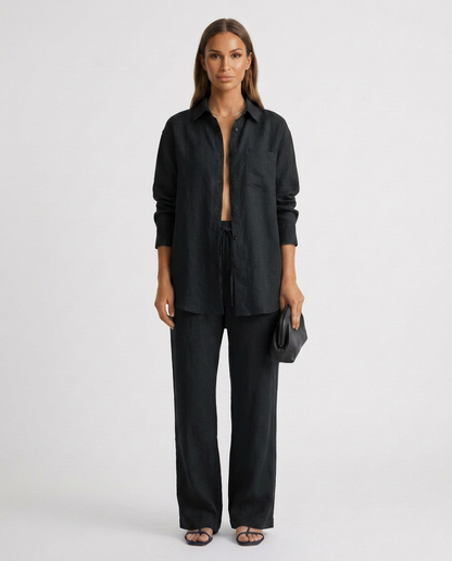 Sophie Laurent | Women's Relaxed Linen Lounge Set