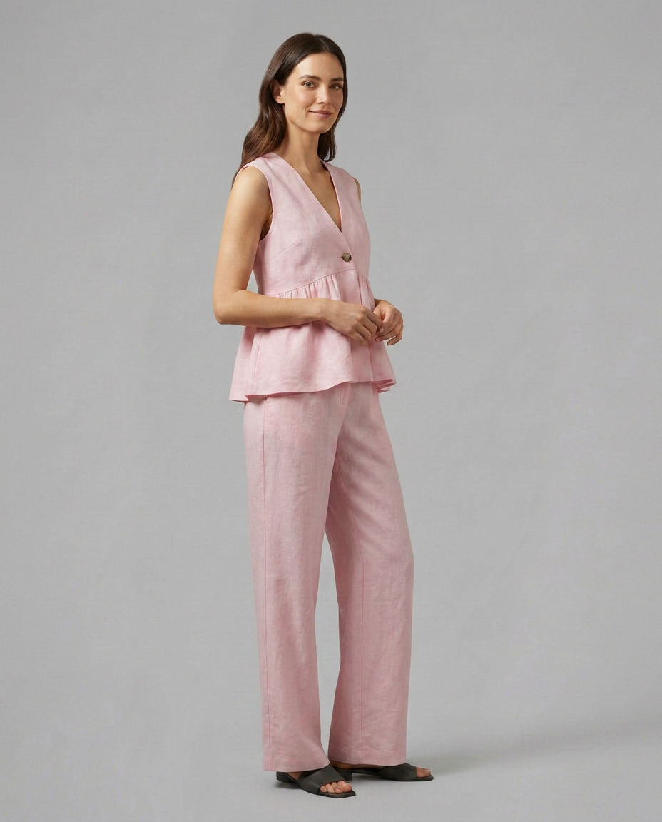 Elena Rossi | Women's Elegant Wide Leg Set