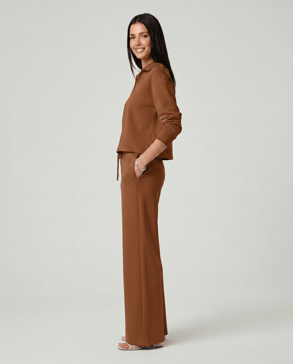 Lumi | Relaxed Wide Leg Lounge Set Women