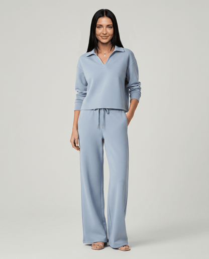 Lumi | Relaxed Wide Leg Lounge Set Women