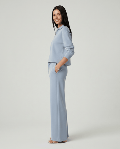 Lumi | Relaxed Wide Leg Lounge Set Women