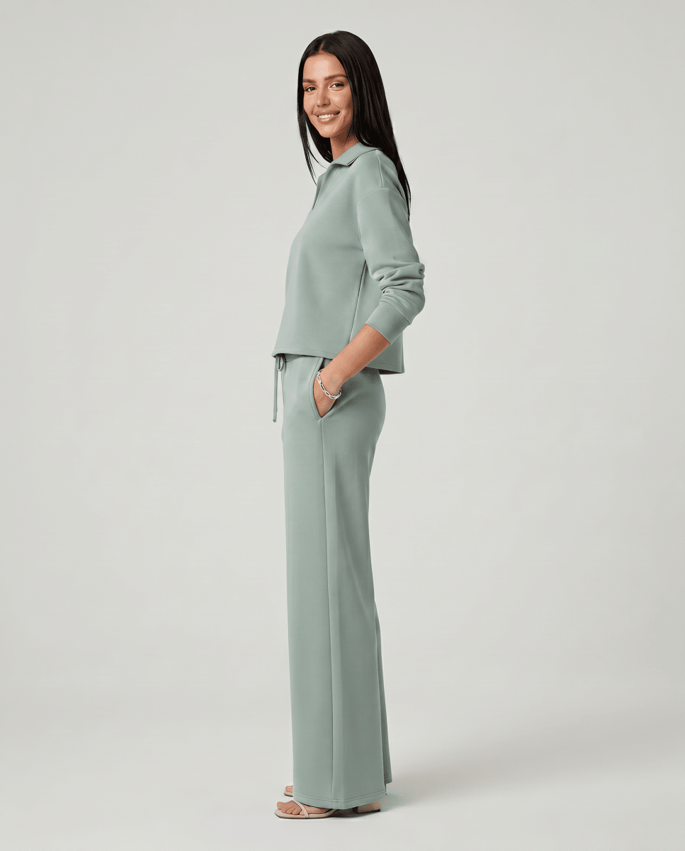 Lumi | Relaxed Wide Leg Lounge Set Women