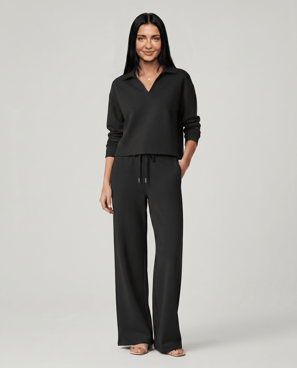 Lumi | Relaxed Wide Leg Lounge Set Women