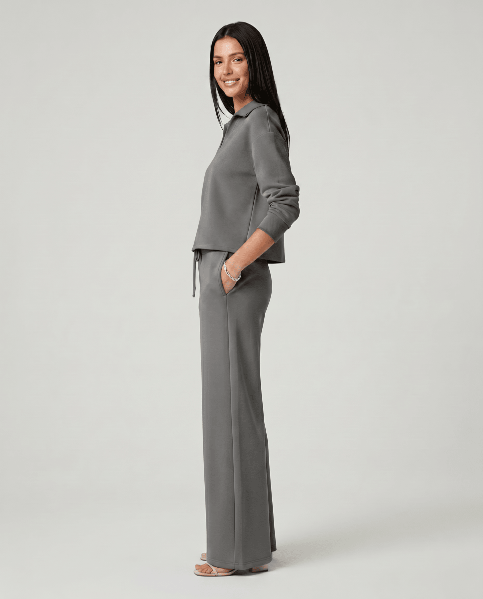 Lumi | Relaxed Wide Leg Lounge Set Women