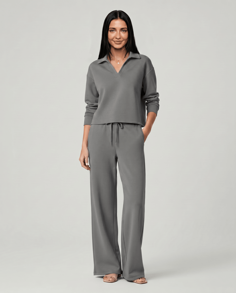 Lumi | Relaxed Wide Leg Lounge Set Women