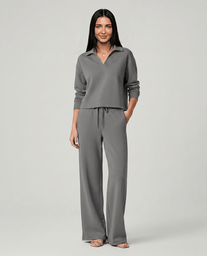 Lumi | Relaxed Wide Leg Lounge Set Women