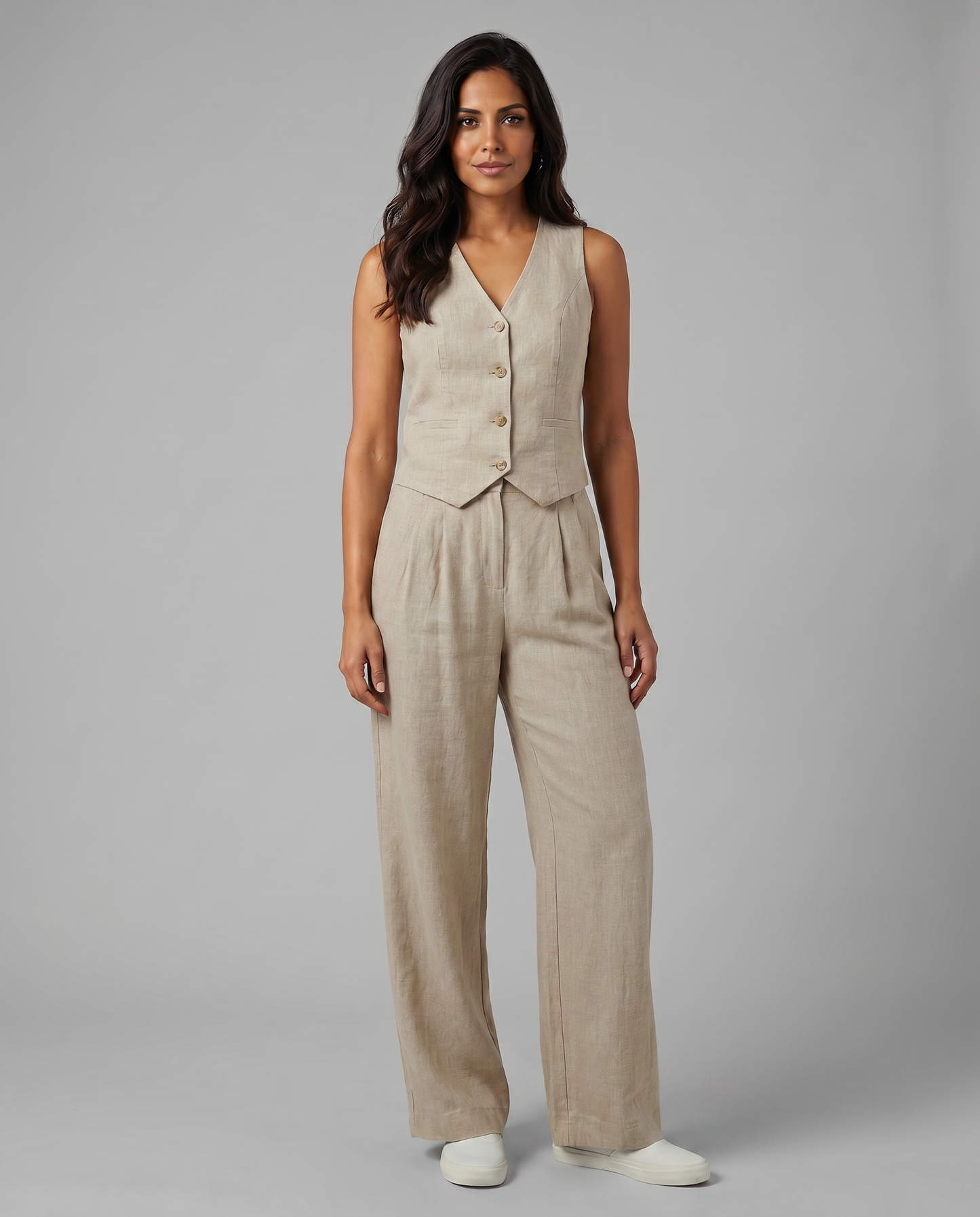 Valentina Moreau | Women's Tailored Linen Co-Ord Set