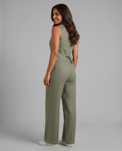 Valentina | Tailored Linen Co-Ord Set Women