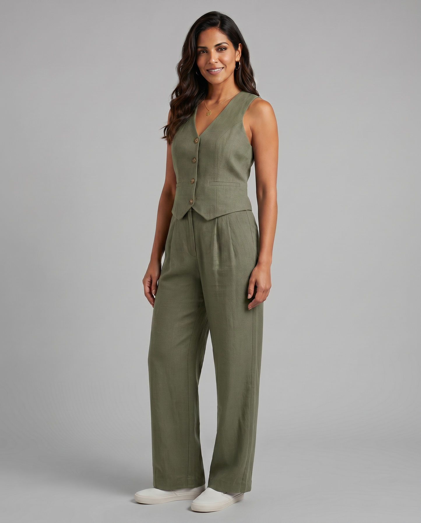 Valentina Moreau | Women's Tailored Linen Co-Ord Set