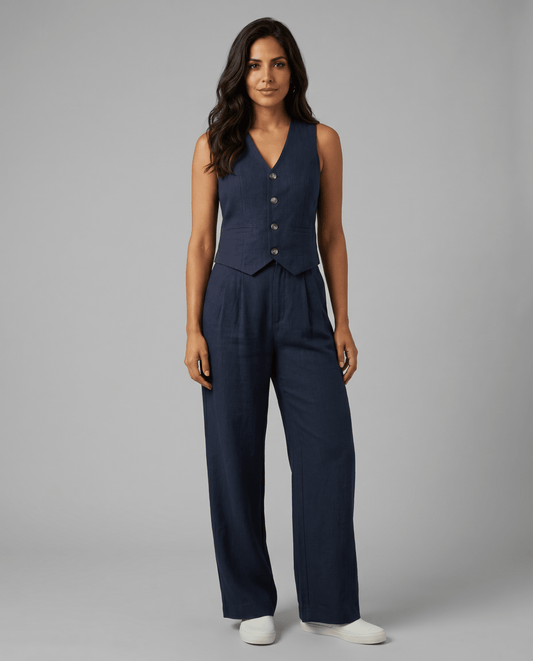 Valentina | Tailored Linen Co-Ord Set Women