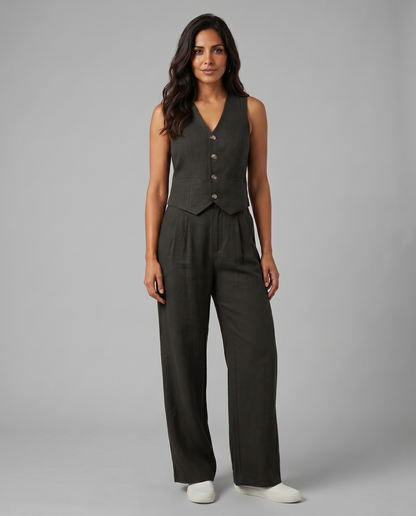 Valentina Moreau | Women's Tailored Linen Co-Ord Set