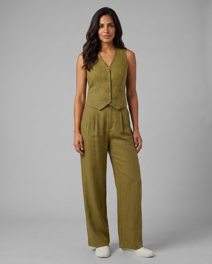 Valentina Moreau | Women's Tailored Linen Co-Ord Set