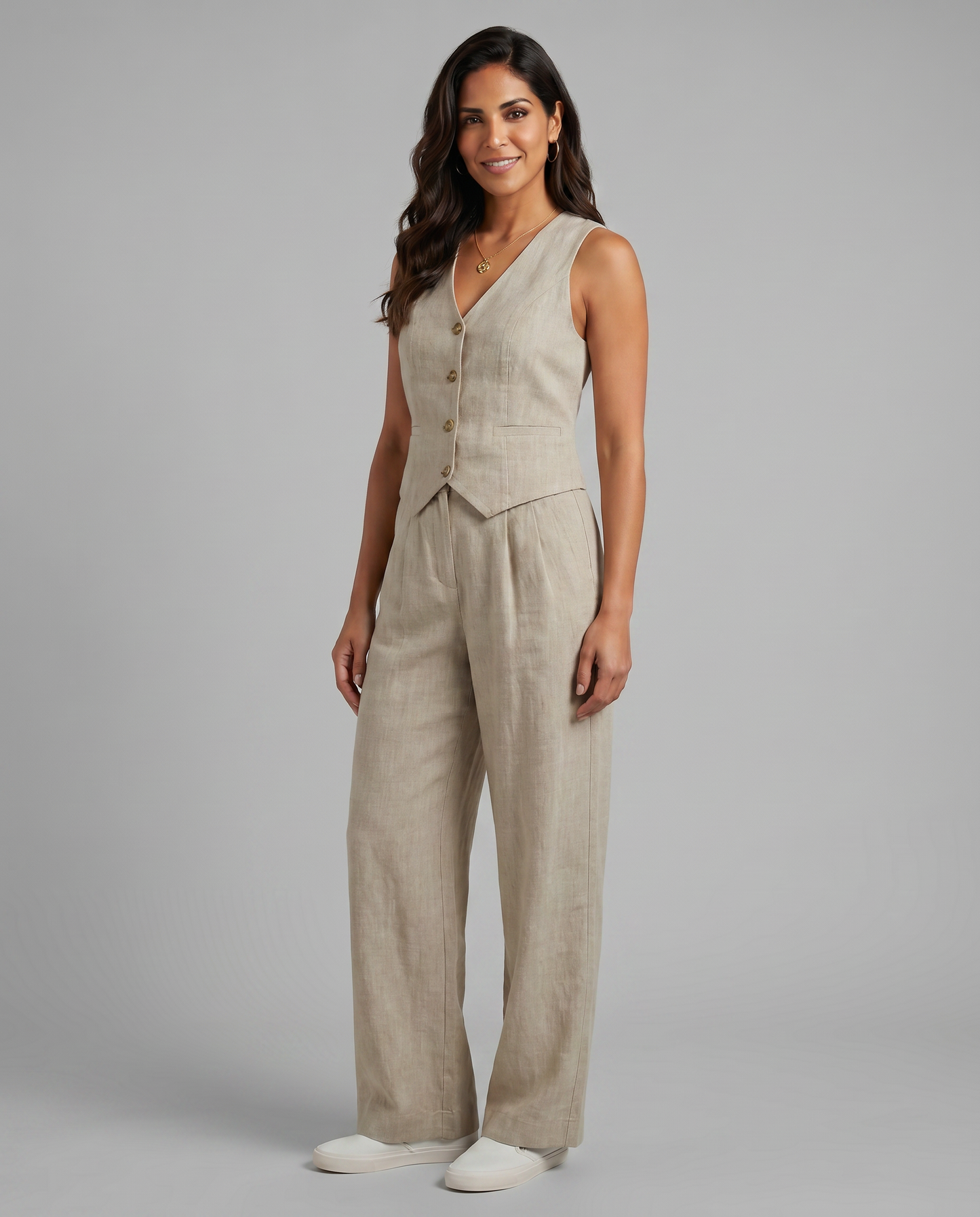 Valentina Moreau | Women's Tailored Linen Co-Ord Set