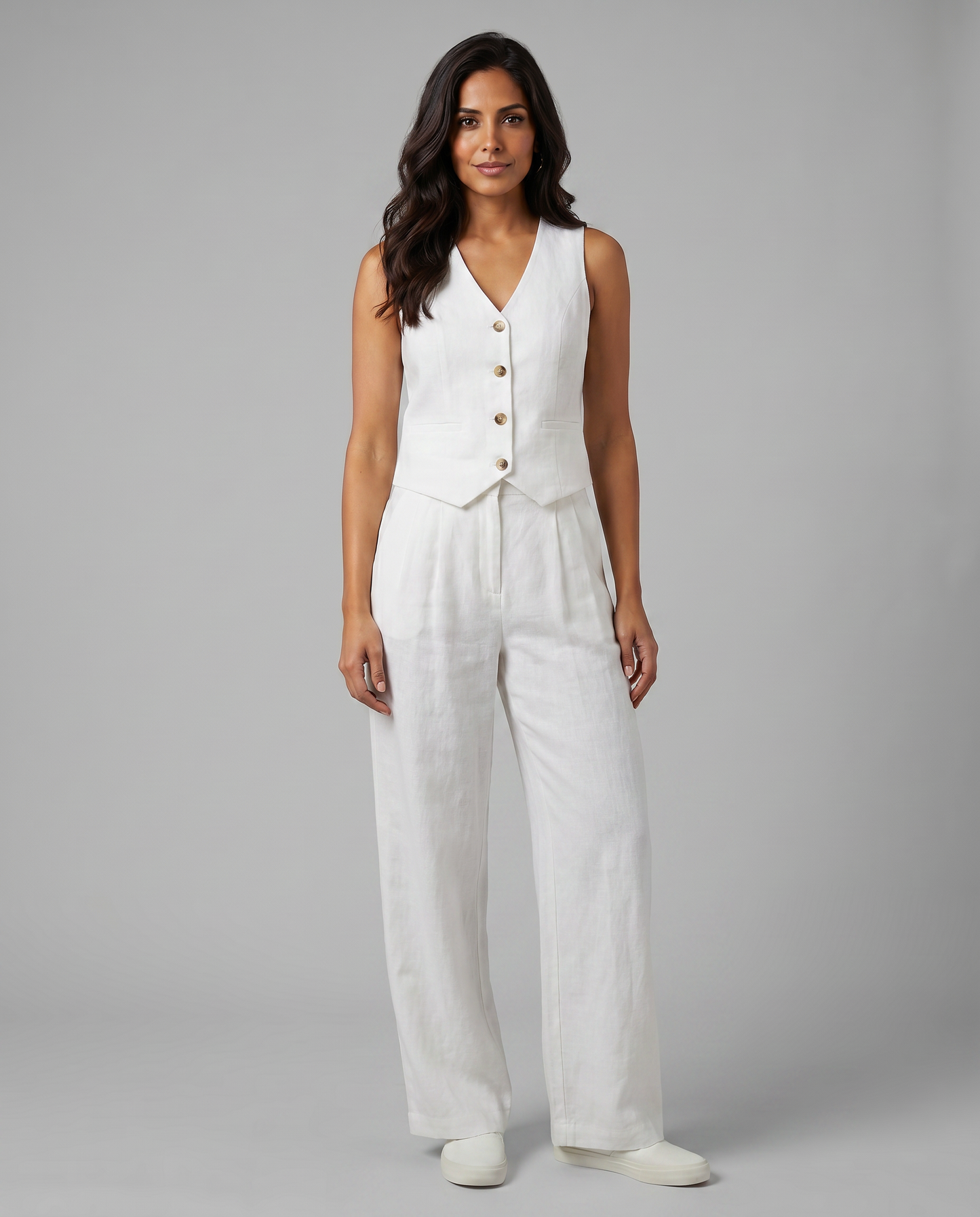 Valentina Moreau | Women's Tailored Linen Co-Ord Set