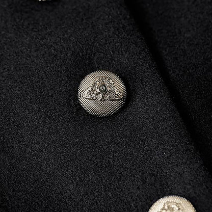 Elise | Tailored Longline Wool-Blend Coat