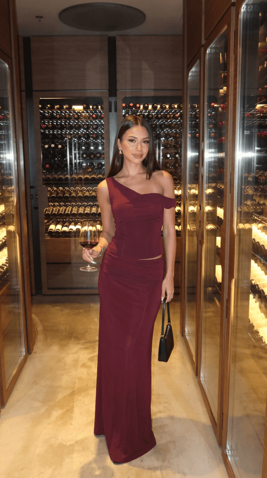 Persephone | One-Shoulder Maxi Dress