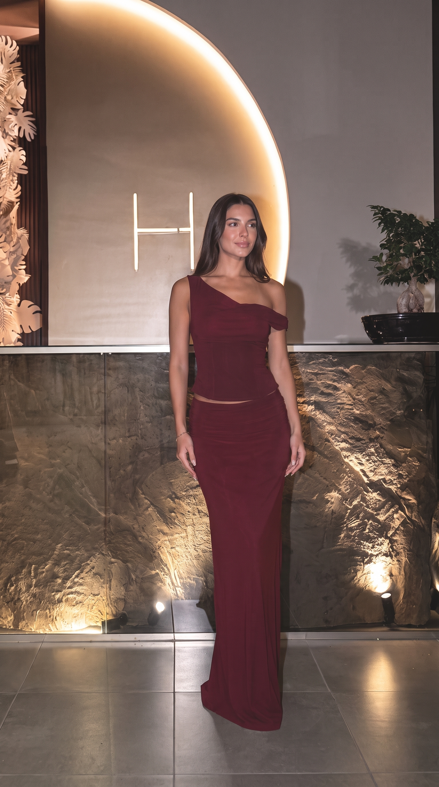 Persephone | One-Shoulder Maxi Dress