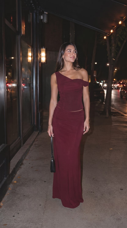 Persephone | One-Shoulder Maxi Dress