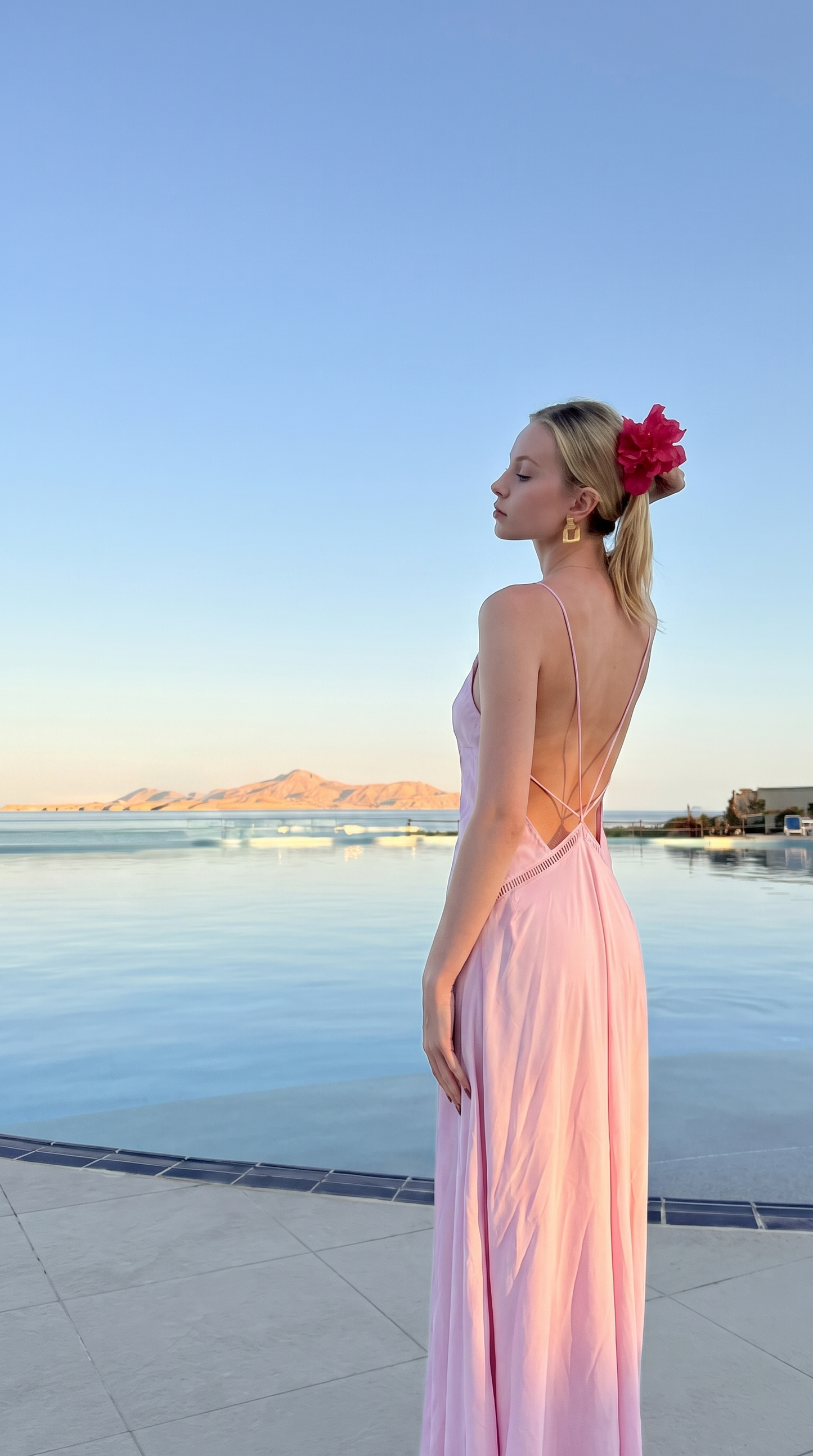 Stella | White Voile Maxi Dress