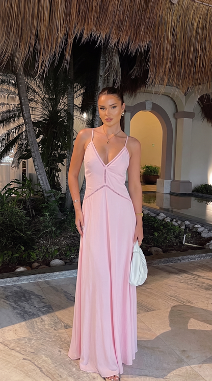 Stella | White Voile Maxi Dress