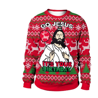 Rudy | Funny Christmas Jumpers Mens Loose Fit