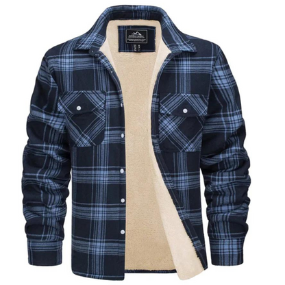 Ross | Men's Sherpa Lined Flannel Shirt Jacket