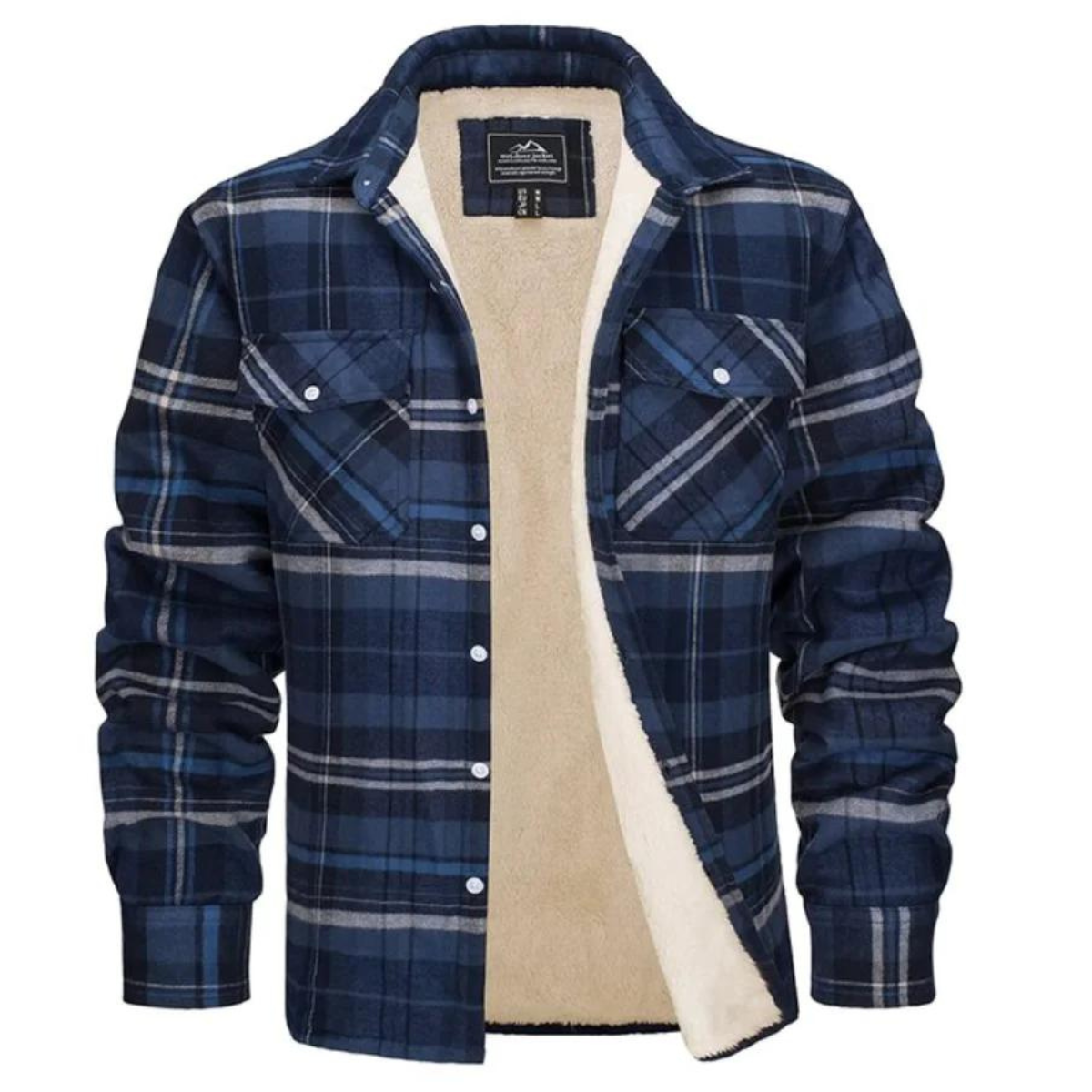 Ross | Men's Sherpa Lined Flannel Shirt Jacket