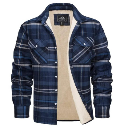 Ross | Men's Sherpa Lined Flannel Shirt Jacket