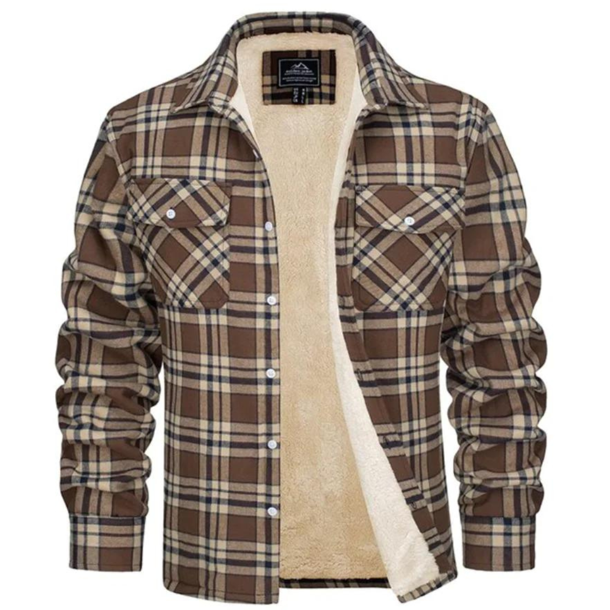 Ross | Men's Sherpa Lined Flannel Shirt Jacket