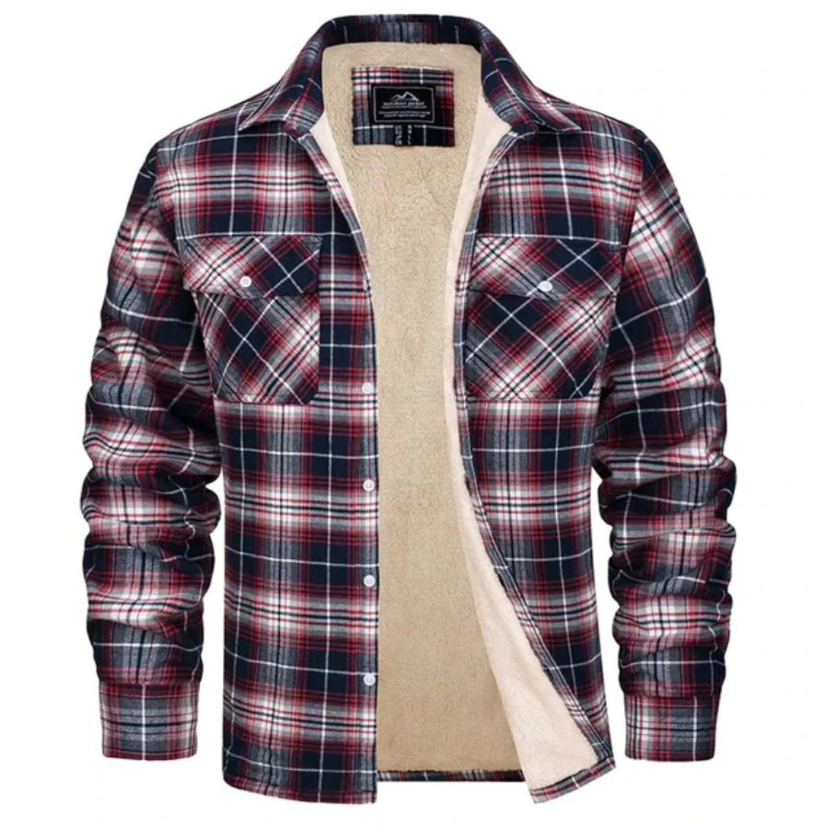 Ross | Men's Sherpa Lined Flannel Shirt Jacket