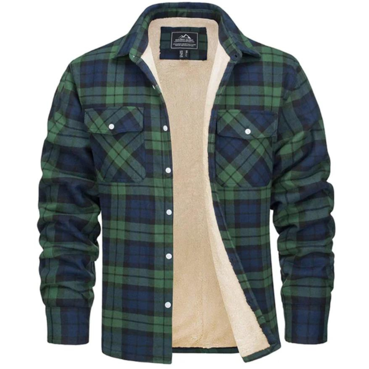 Ross | Men's Sherpa Lined Flannel Shirt Jacket