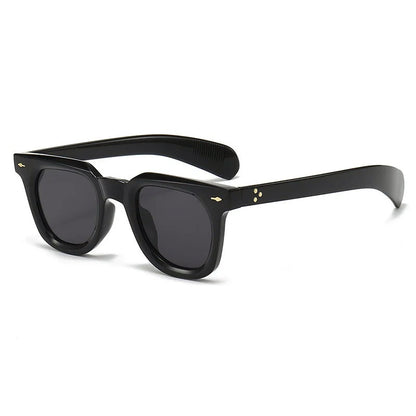 Retro Square Sunglasses with Thick Frames