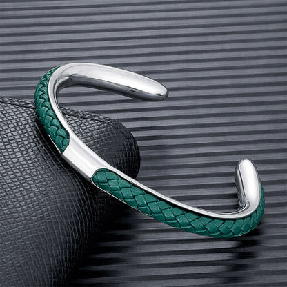 Roberto Russo Woven Cord Open Bracelet