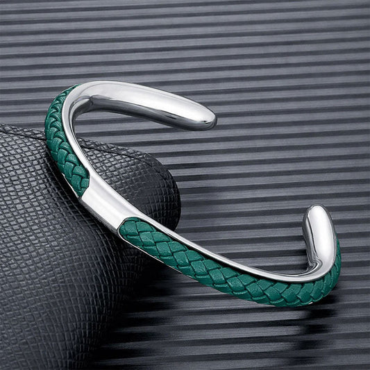 Roberto Russo Woven Cord Open Bracelet