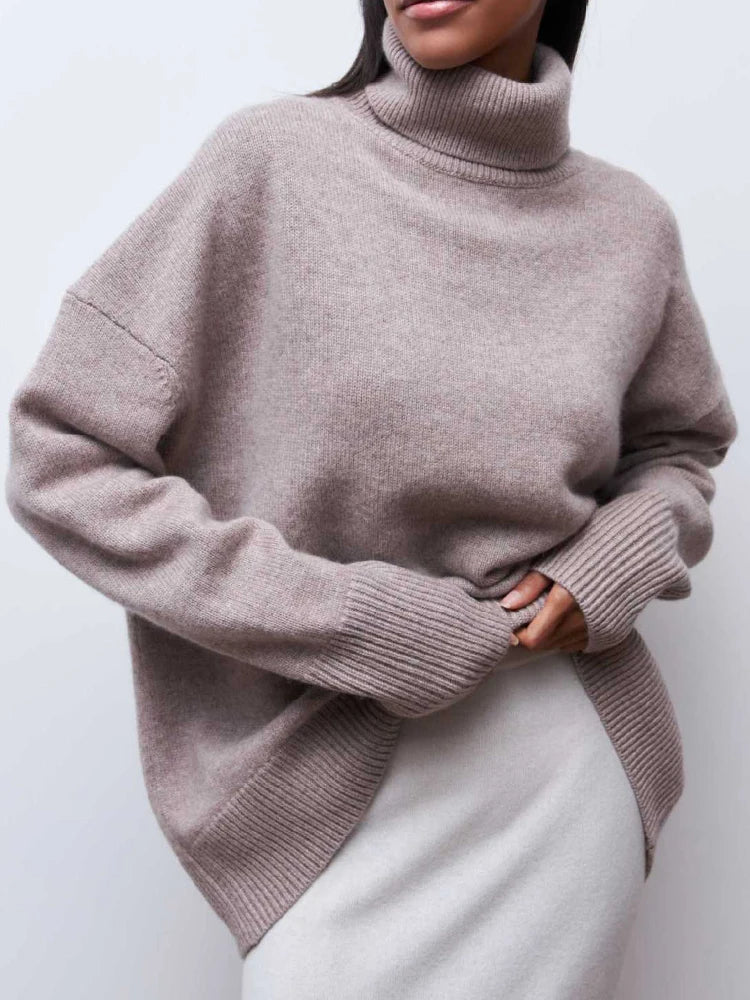 Leona | Women's Oversized Turtleneck Sweater