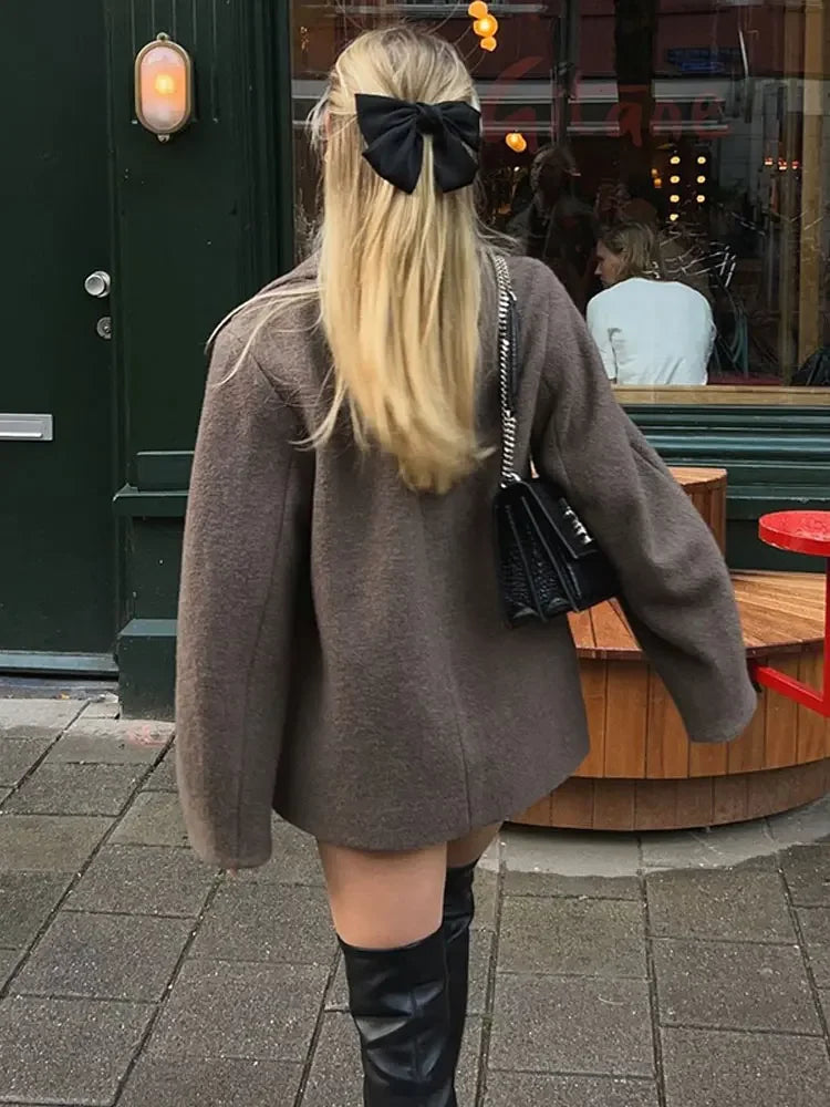 Olivia | Women's Oversized Double-Breasted Coat