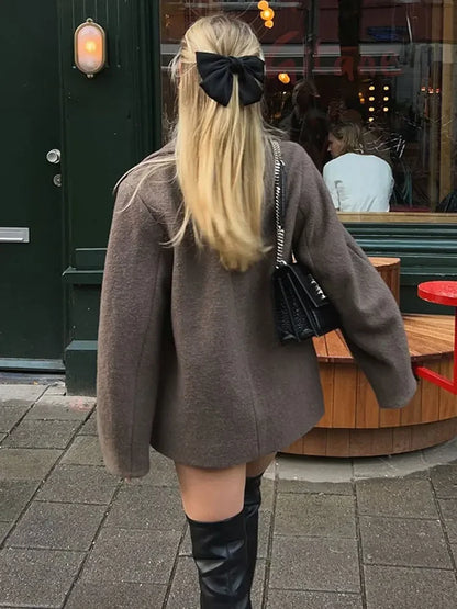 Olivia | Women's Oversized Double-Breasted Coat