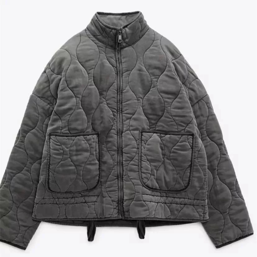 Petra | Women's Vintage Quilted Cotton Puffer Jacket