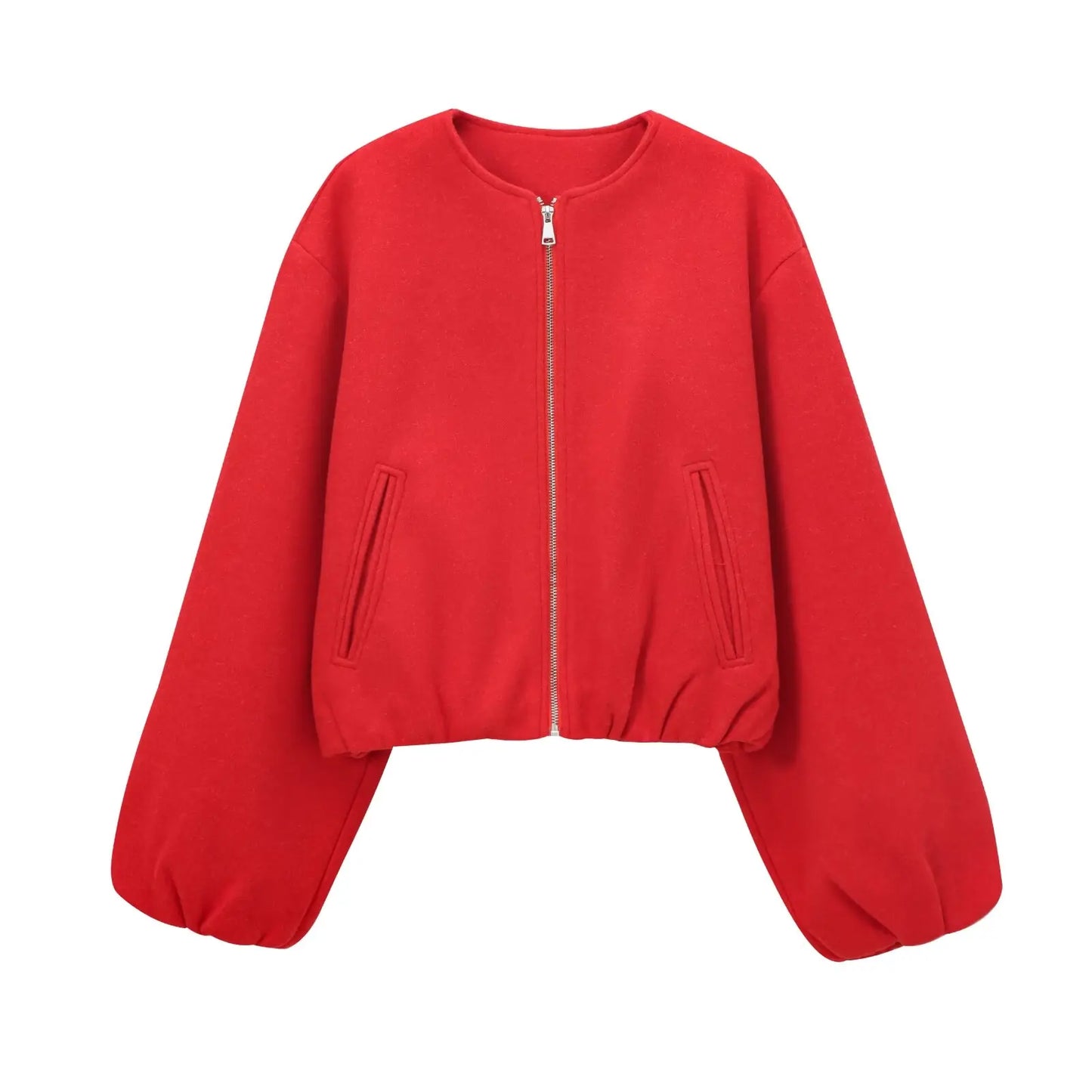 Lisa | Women's Trendy Zip-Up Bomber Jacket