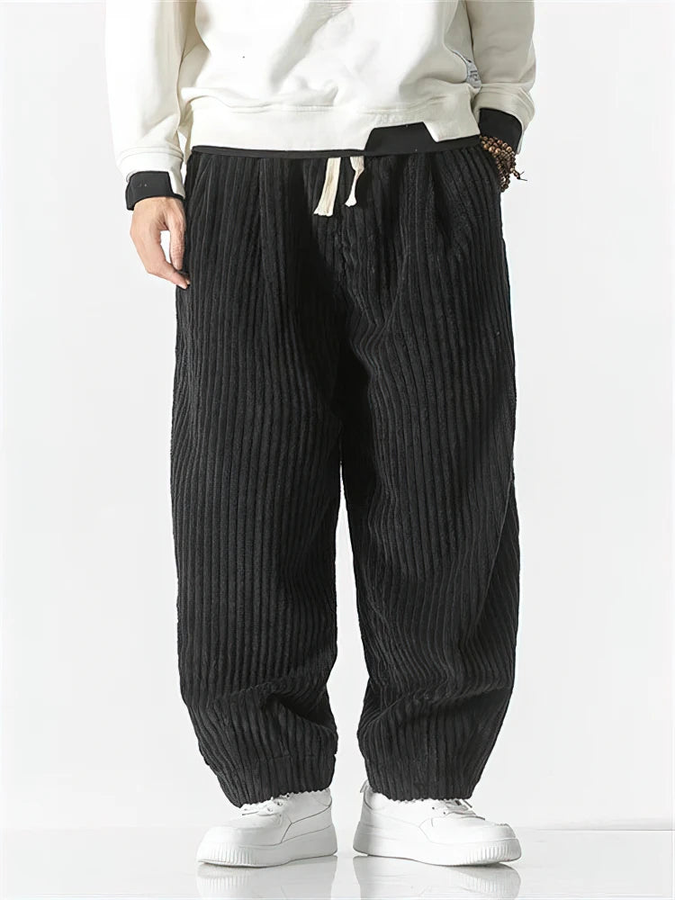 Callum | Relaxed Fit Refined Corduroy Trousers
