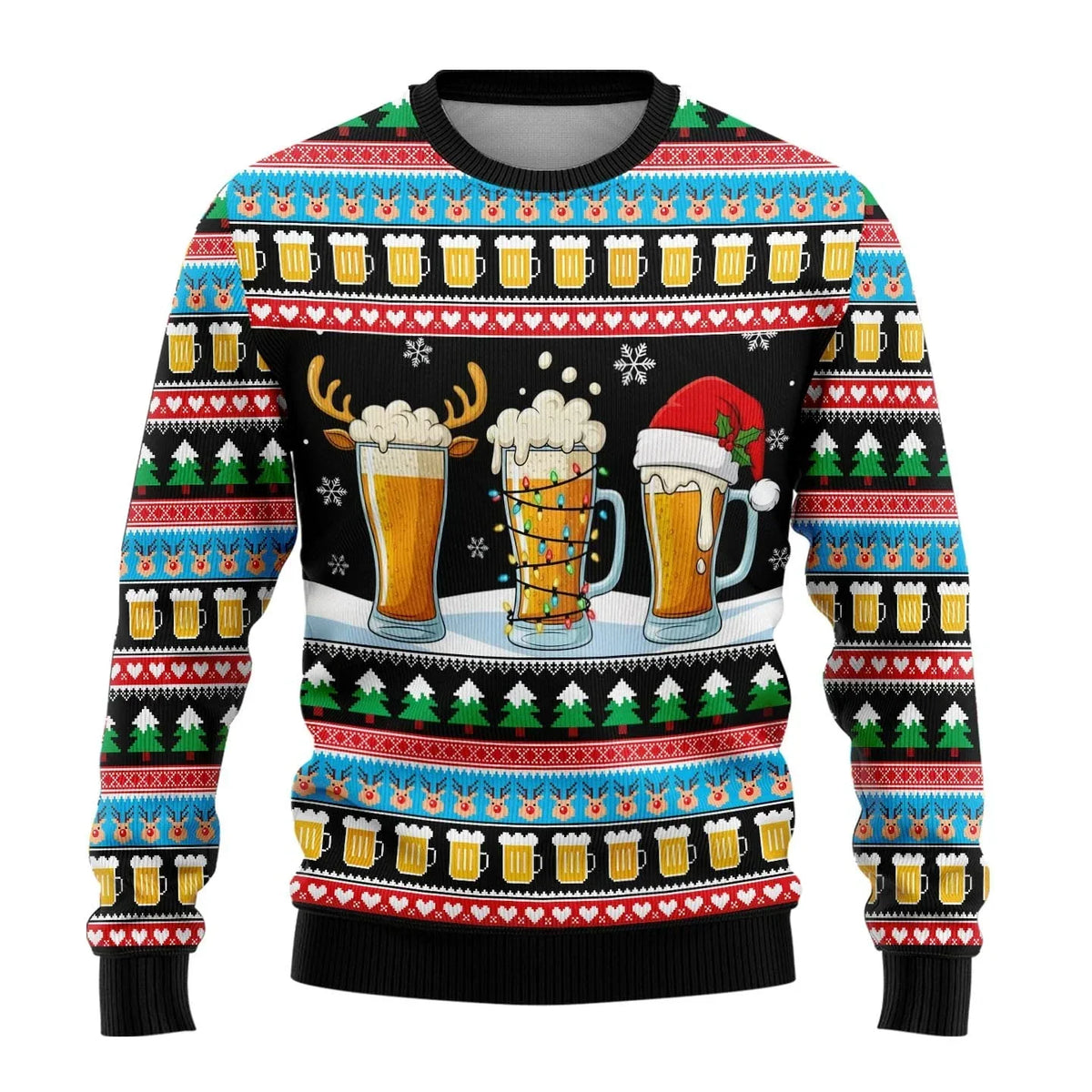 Olaf | Mens Christmas Jumper Snowman Round Neck