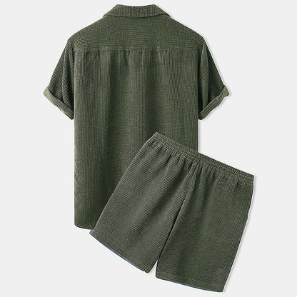 Ethan | Men's Velvet Short Set