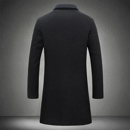 Henry | Men's Formal Slim-Fit Long Coat
