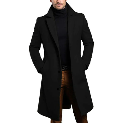 Henry | Men's Formal Slim-Fit Long Coat