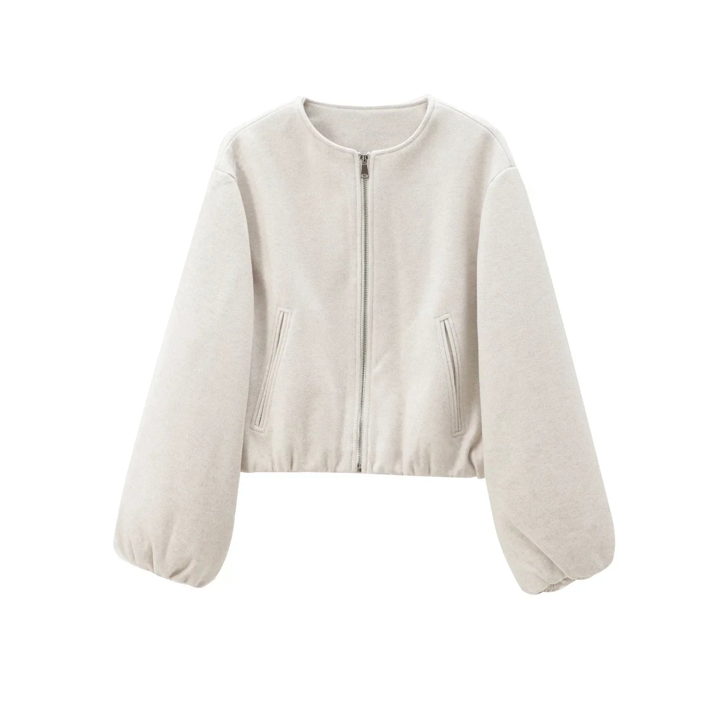 Lisa | Women's Trendy Zip-Up Bomber Jacket