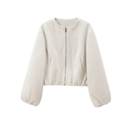 Lisa | Women's Trendy Zip-Up Bomber Jacket